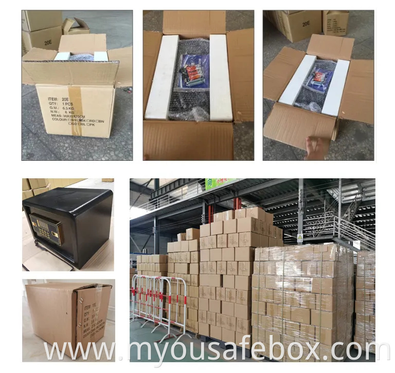 Safety Steel Household Wardrobe Hotel Safe High Capacity for 4 Pistols